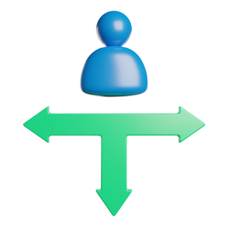 Decision Making  3D Icon