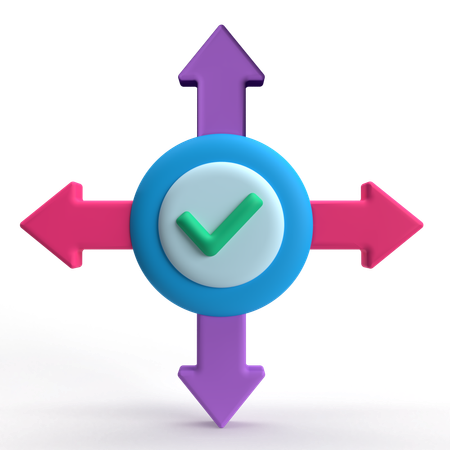 Decision Making  3D Icon