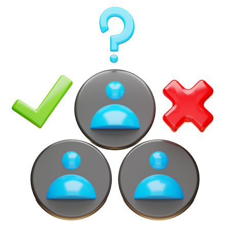 Decision Making  3D Icon