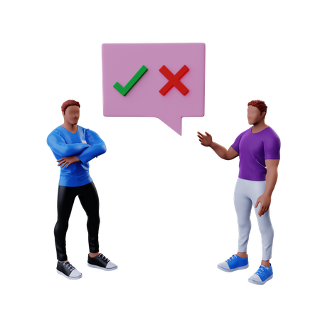 Decision Making  3D Icon