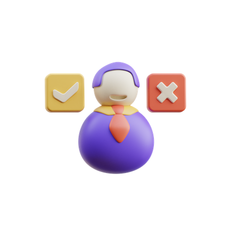 Decision making  3D Icon