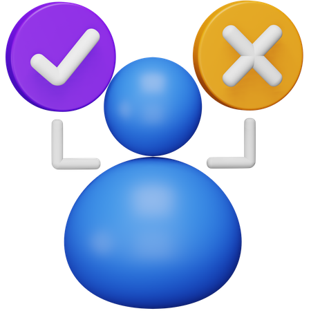 Decision Making  3D Icon