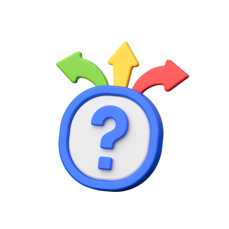 Decision Making  3D Icon