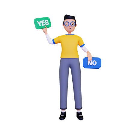 Decision making  3D Illustration