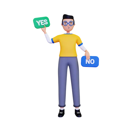 Decision making  3D Illustration