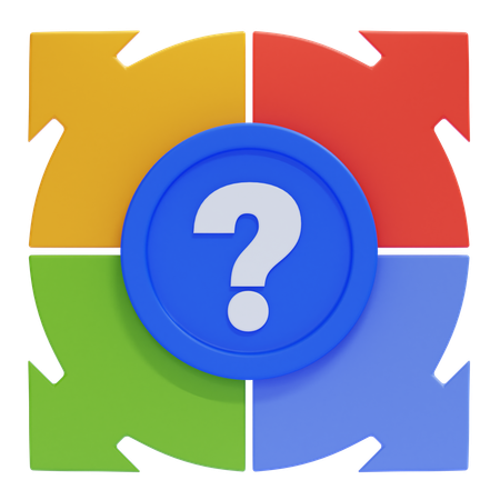 Decision-Making Diagram  3D Icon