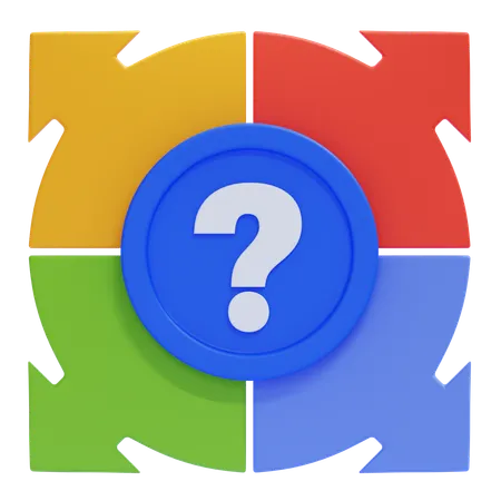 Decision-Making Diagram  3D Icon