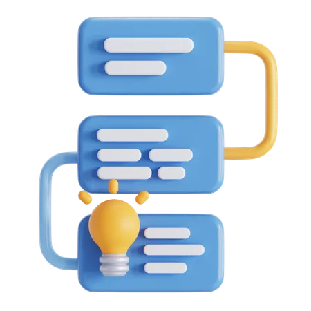 Decision making pattern  3D Icon