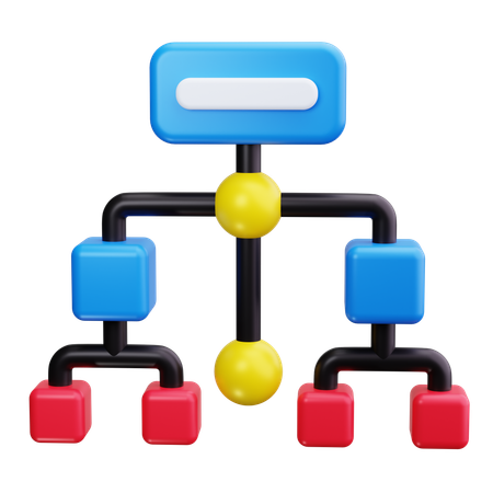 Decision Tree  3D Icon