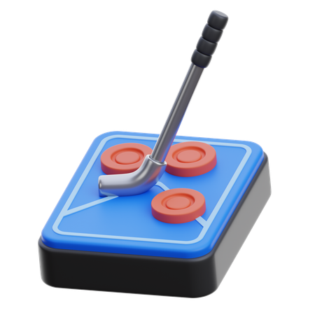 Deck Shuffleboard  3D Icon