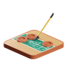 deck shuffleboard 3d logo