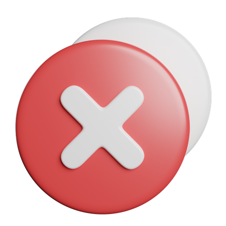 Decline  3D Icon