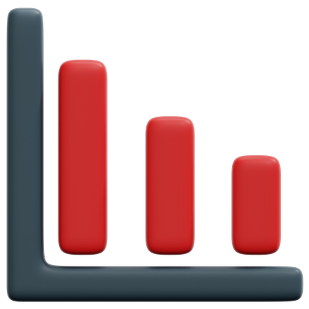 Decline  3D Icon