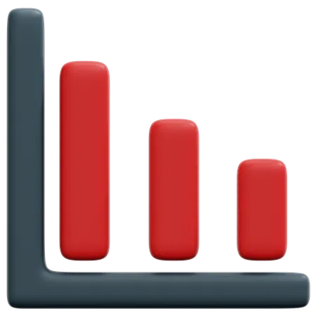 Decline  3D Icon