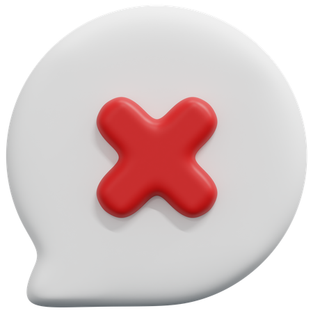 Decline  3D Icon