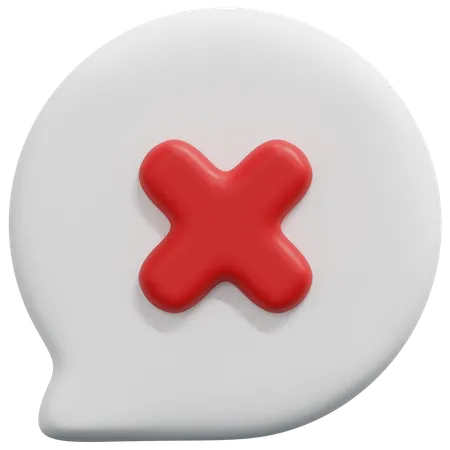Decline  3D Icon