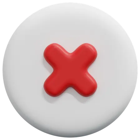 Declined  3D Icon