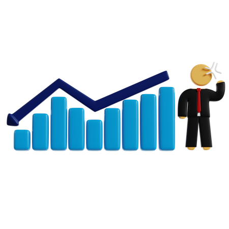 Declining Business Performance  3D Icon