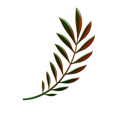 Décoration de feuilles de palmier  3D Icon