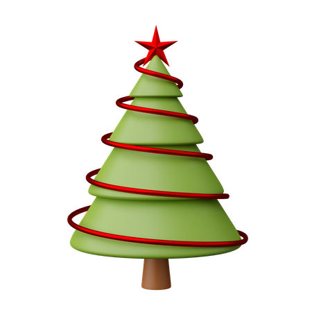 Decoração de árvore de Natal  3D Icon