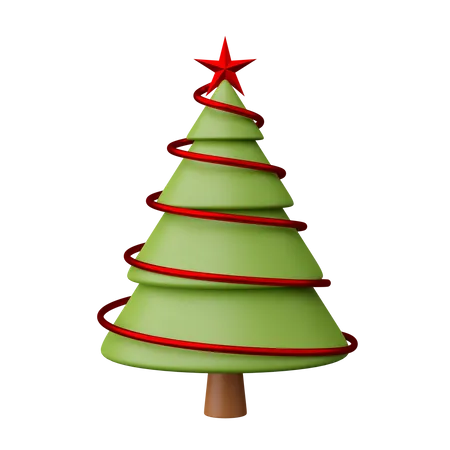 Decoração de árvore de Natal  3D Icon