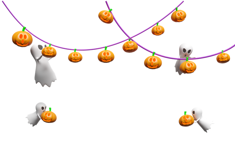 Decoração de Halloween  3D Icon