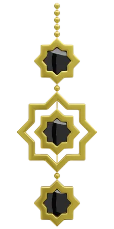 Decoração suspensa do ramadã  3D Icon