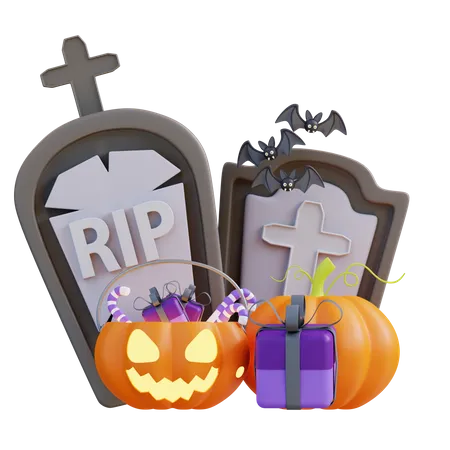 Decoración de Halloween  3D Icon