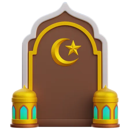 Decoraciones de ramadán  3D Icon