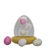 3d decorated egg illustration