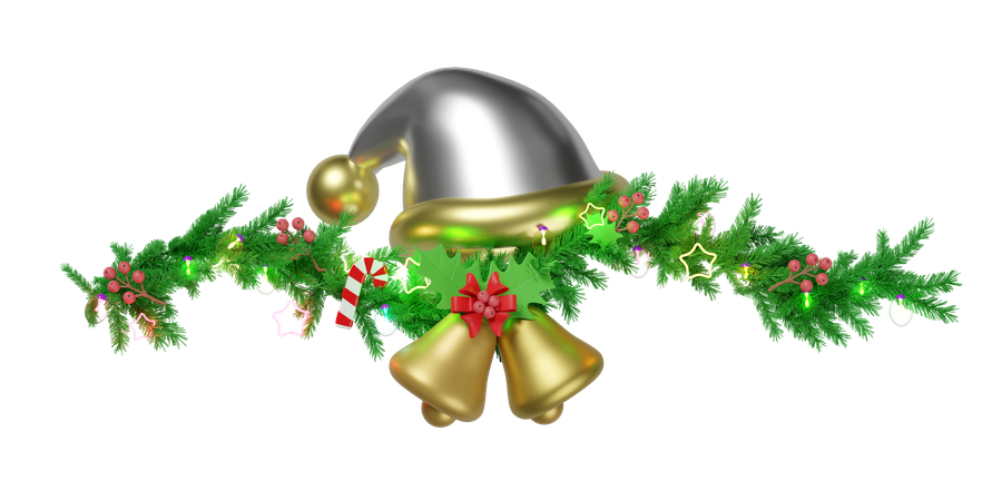 Decorated With Branches  3D Icon