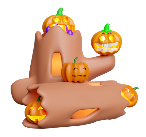Décoration d'Halloween  3D Icon