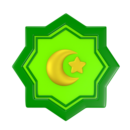Decoration Mandala muslim 3D Icon