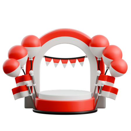 Decoration Podium  3D Icon