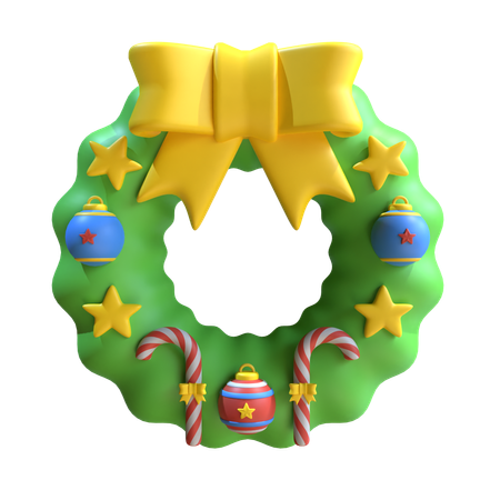 Decoration Wreath  3D Icon