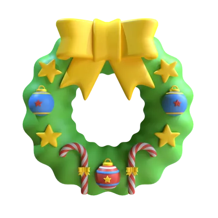 Decoration Wreath  3D Icon