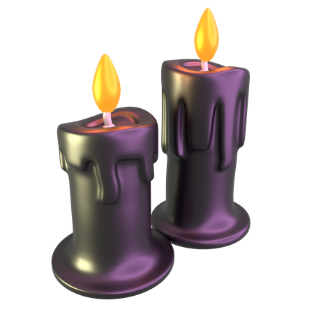 Decorative Candle  3D Icon