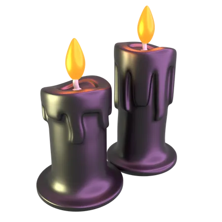 Decorative Candle  3D Icon