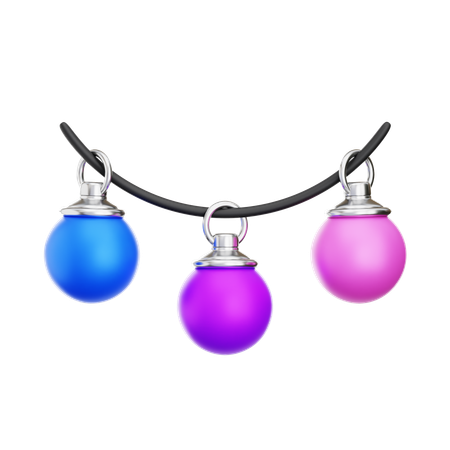Decorative Christmas Mini Ball  3D Icon