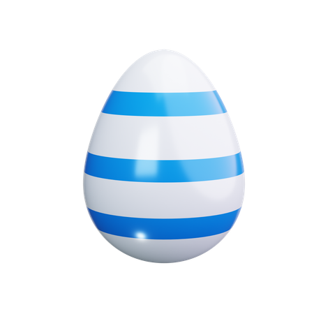 Decorative Egg  3D Icon