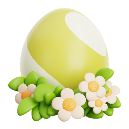 Decorative Egg  3D Icon