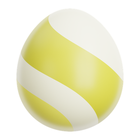 Decorative Egg  3D Icon