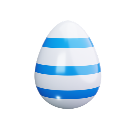 Decorative Egg  3D Icon