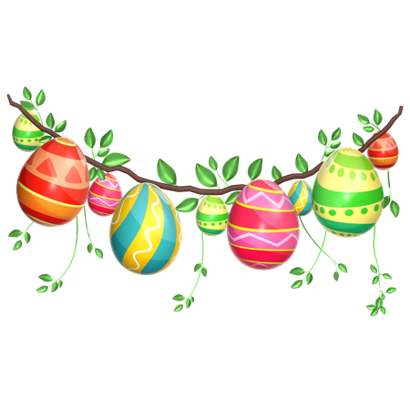 Decorative Eggs  3D Icon