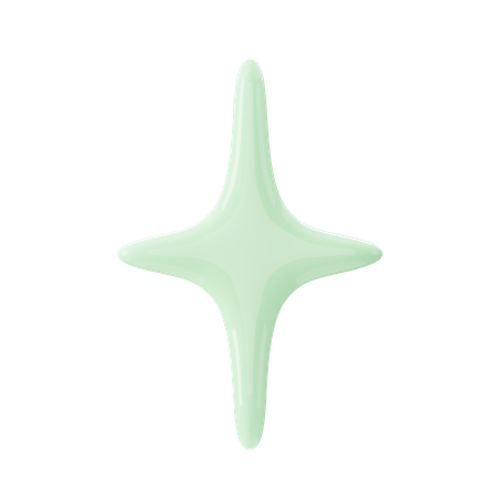 Decorative Star  3D Icon