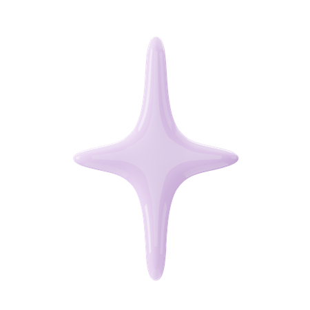 Decorative Star  3D Icon