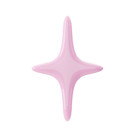 Decorative Star  3D Icon