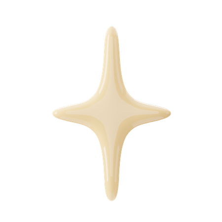 Decorative Star  3D Icon