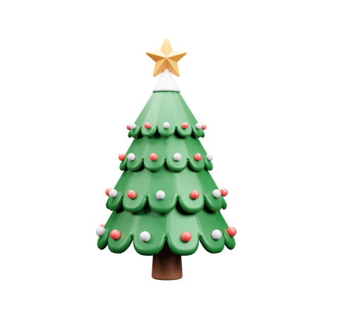 Decorative Tree  3D Icon