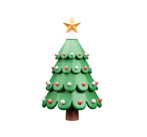 Decorative Tree  3D Icon